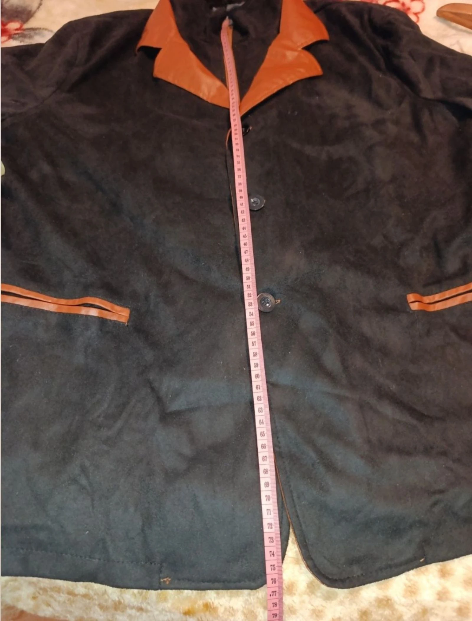 Veste d'hiver noire et marron taille L – photo 6
